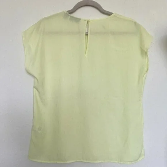 NEW Halogen womens Light Yellow Shell Top Small Professional/Work Wear Blouse - Picture 6 of 11